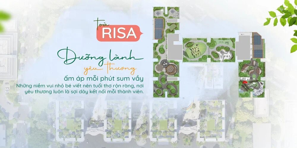 Khám phá mặt bằng và thiết kế Risa Lapura có gì nổi bật? 1 Mặt bằng quy hoạch tổng thể dự án Risa Lapura