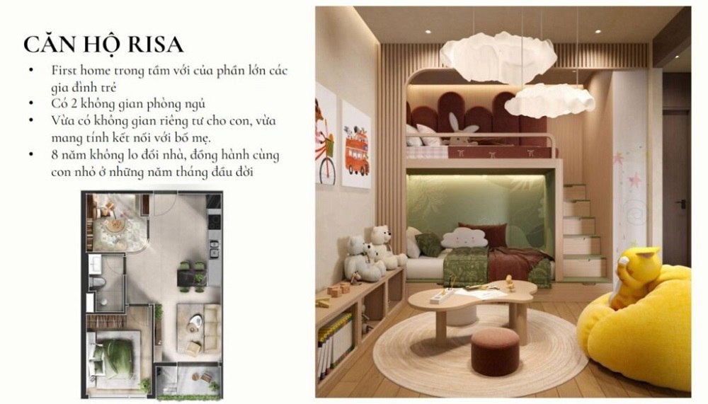 Khám phá mặt bằng và thiết kế Risa Lapura có gì nổi bật? 4 Chủ đầu tư trang bị nội thất cơ bản cho căn hộ Risa Lapura