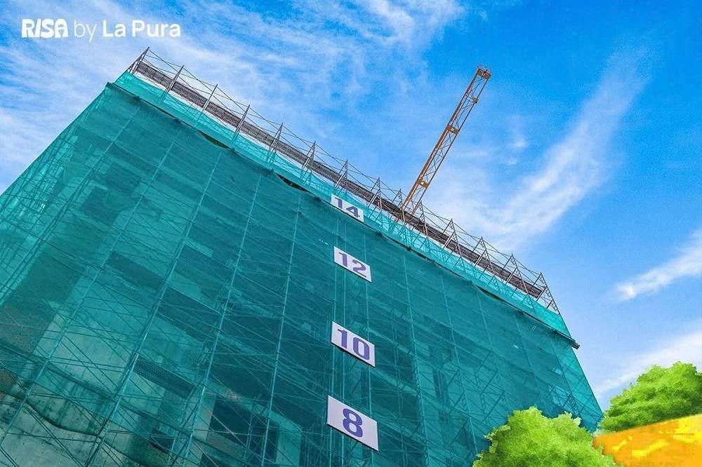 Tiến độ Risa Lapura mới nhất 2025 - Cập nhật chi tiết từng hạng mục 5 Tháp Risa 1 đã xây dựng đến tầng 14